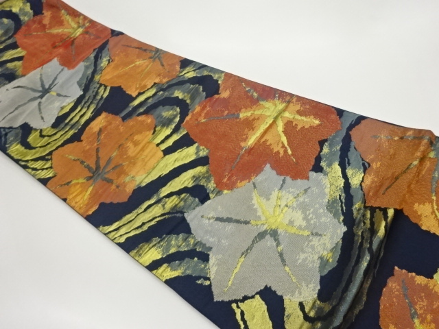 JAPANESE FUKURO OBI / WOVEN TATSUTAGAWA PATTERN